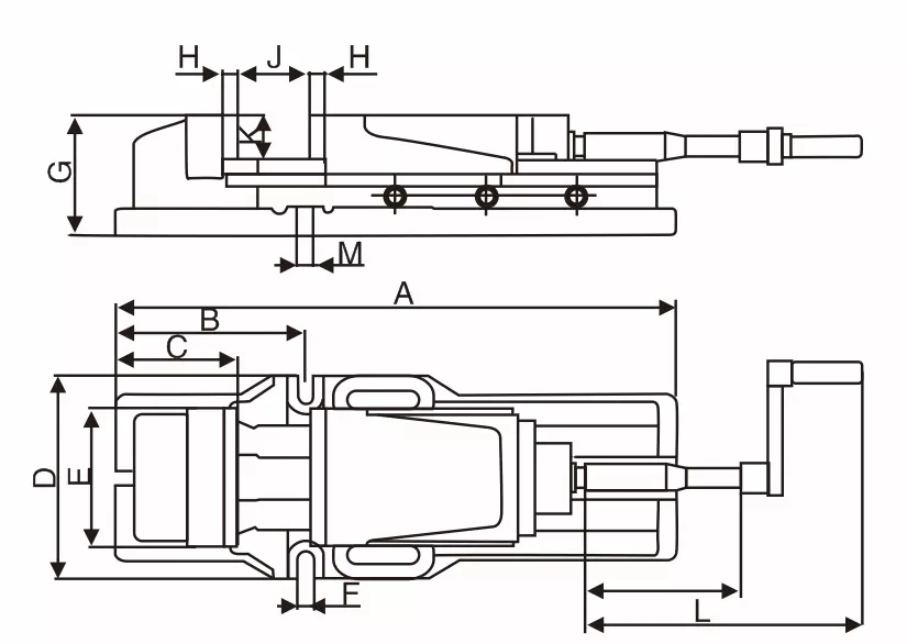 Mr- Nhv- 130A Hydraulic Quick Action Precision Milling Vise for CNC Machine