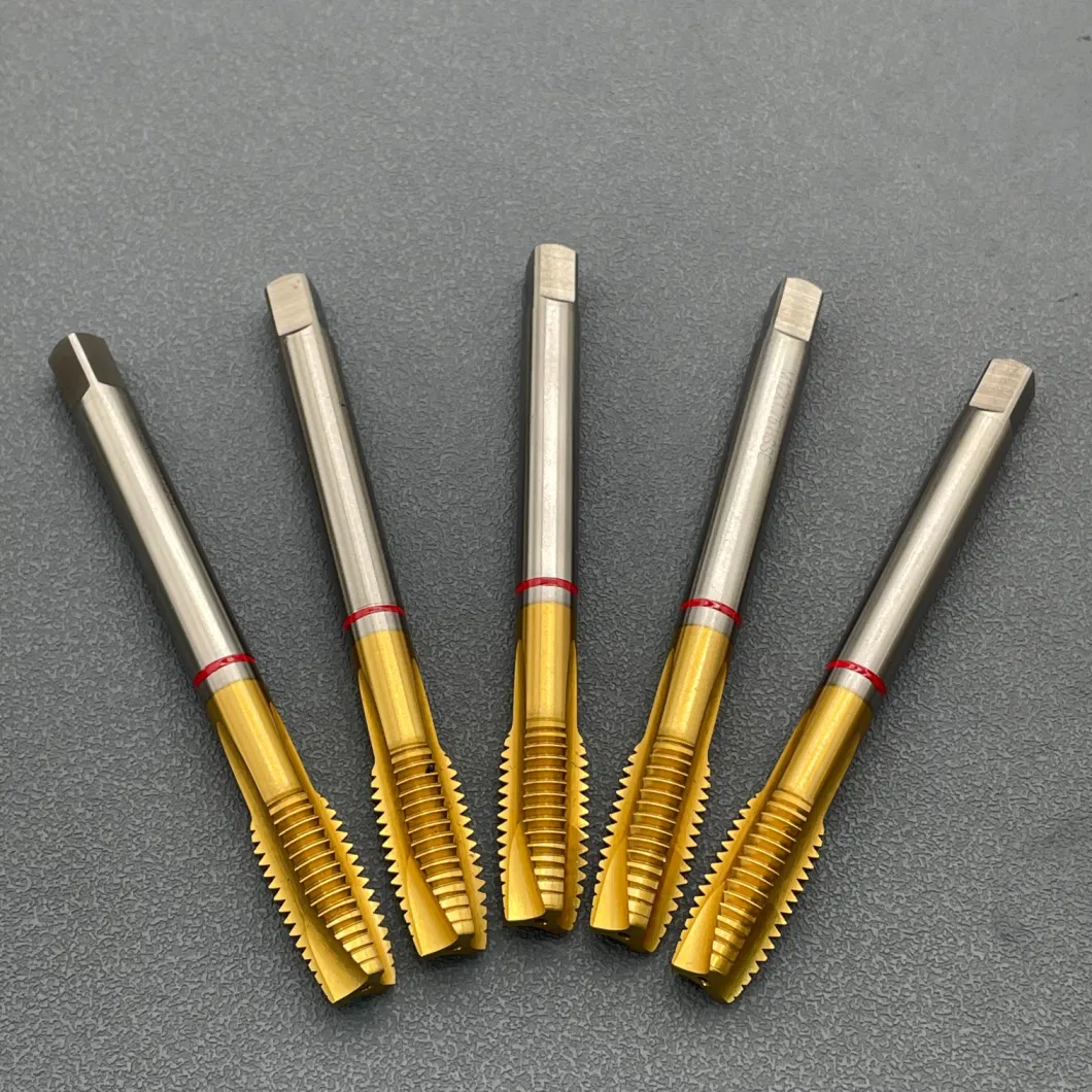 Grewin-Wholesale Price Tin/Titanium Coated Taps HSS Cobalt Straight Flute Machine Tap Threading Tip Taps