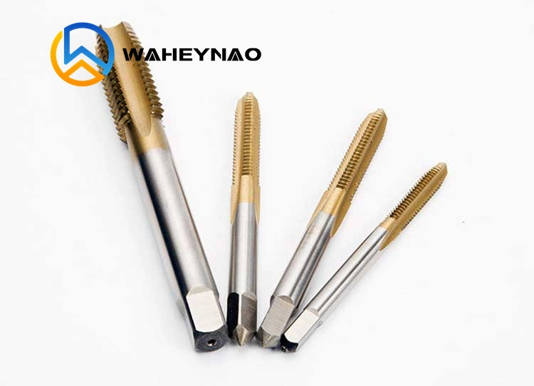 HSS 6542 HSS-E Cobalt Thread Tap Manufacturers Spiral Point Flute/Groove Machine Taps DIN371/DIN376 Tin Coated