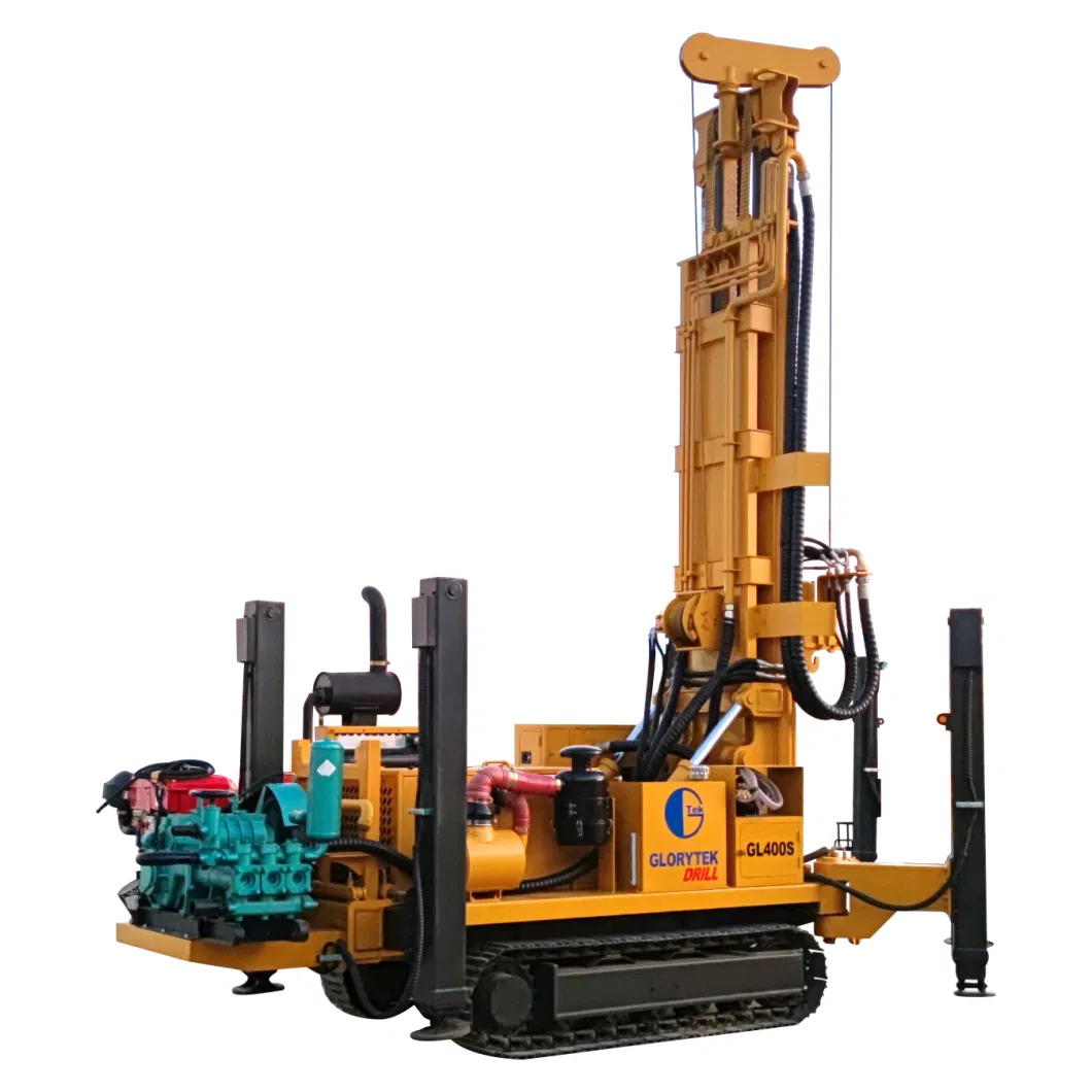 400m Open Air Wheeled Truck off-Road Bore Well Water Tap Drilling Machine