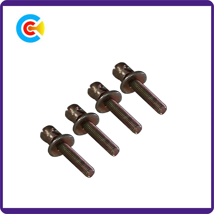 Cross Flat Pad Combination Lead Screw for Electric Fan/Electronic Appliances