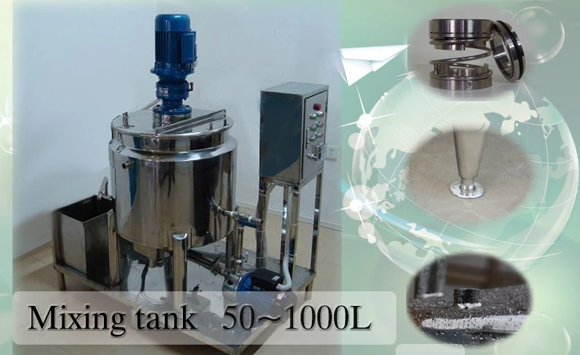 500L Mixing Tank Electric Heating Mixing Tank for Ice Cream