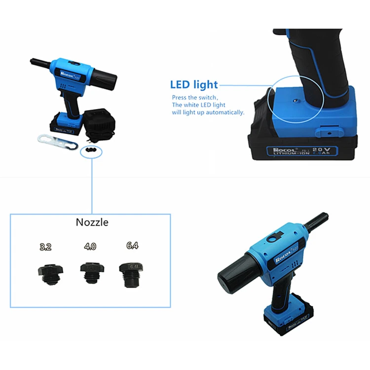 Rl-860 Battery Blind Pop Electric Rivet Nut Gun