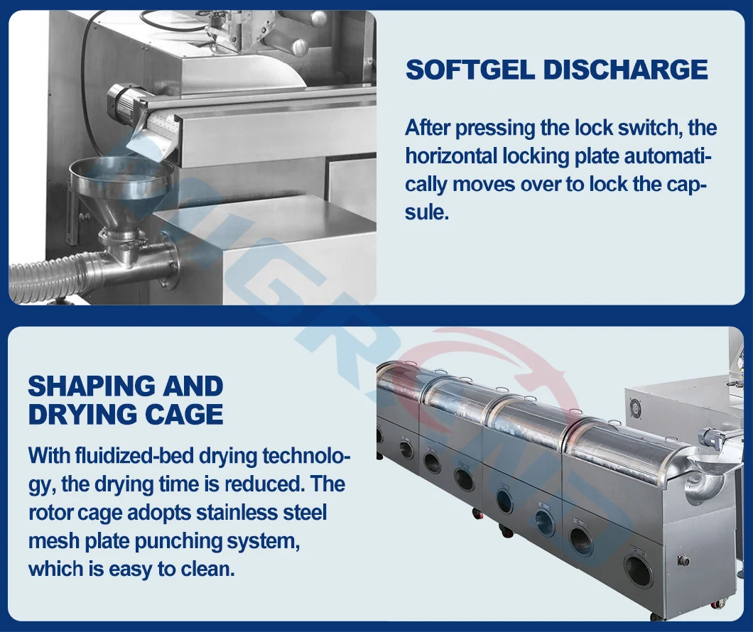 Four Sets of Free Rotary Die Rollers Softgel Encapsulation Machine