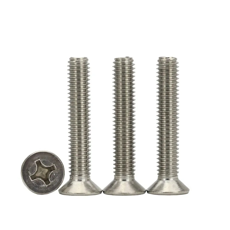 Factory Direct Hardware Fasteners Stainless Steel Hex Bolt and Nut DIN933 Standard Size