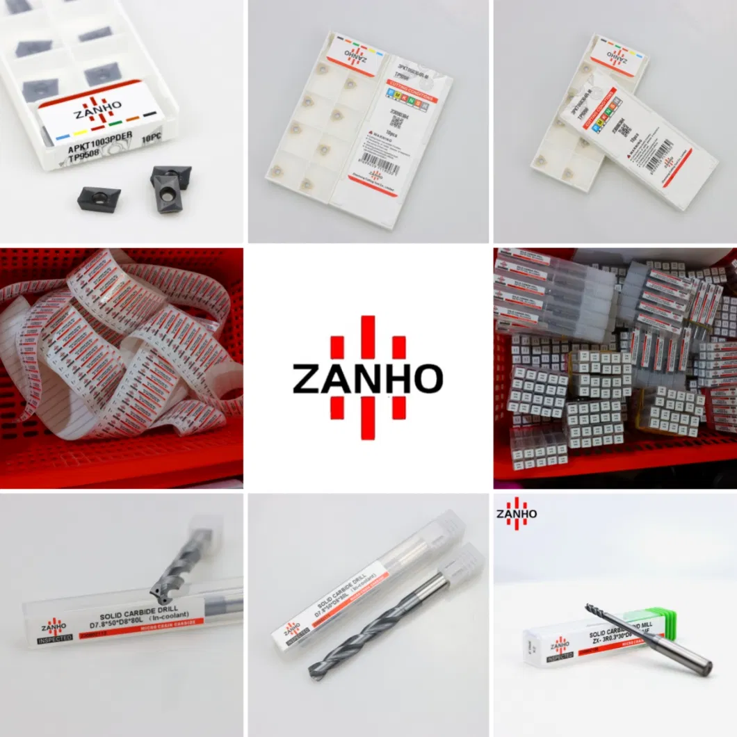 Zanho Carbide Machine Cutting Tool with PVD Coating for Turning/Milling/Threading/Drilling