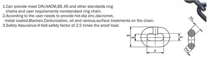 China Factory Manufacture G43 G70 G80 Supply Lifting Long Link Load Chain for Chain Block