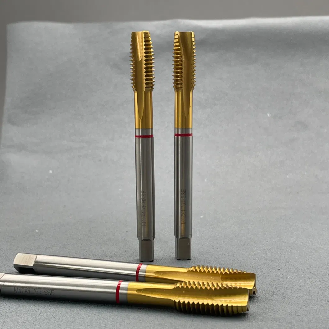 Grewin-Wholesale Price Tin/Titanium Coated Taps HSS Cobalt Straight Flute Machine Tap Threading Tip Taps