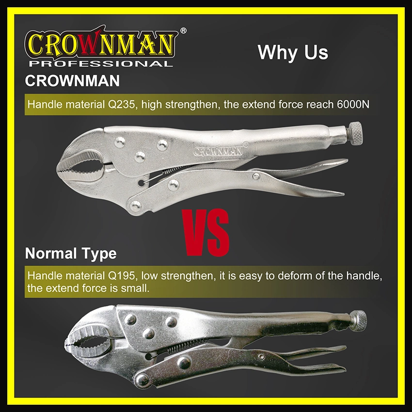 Crownman Curved Jaw Grip Wrench for DIY Use