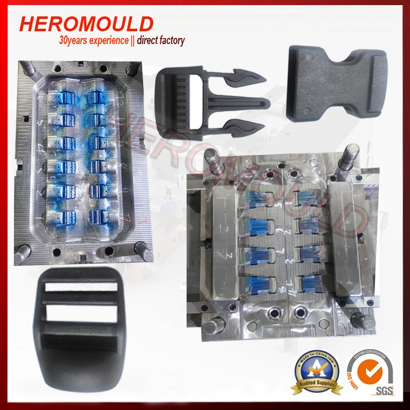 Customized Plastic Buckle Lock Clip Hook Mould Backpack Adjustable Side Release Buckle Mould