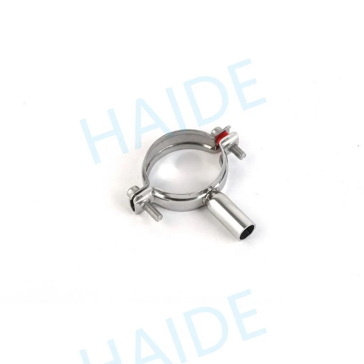 SS304 Hygienic Pipe Holder with Various Clamp Nut