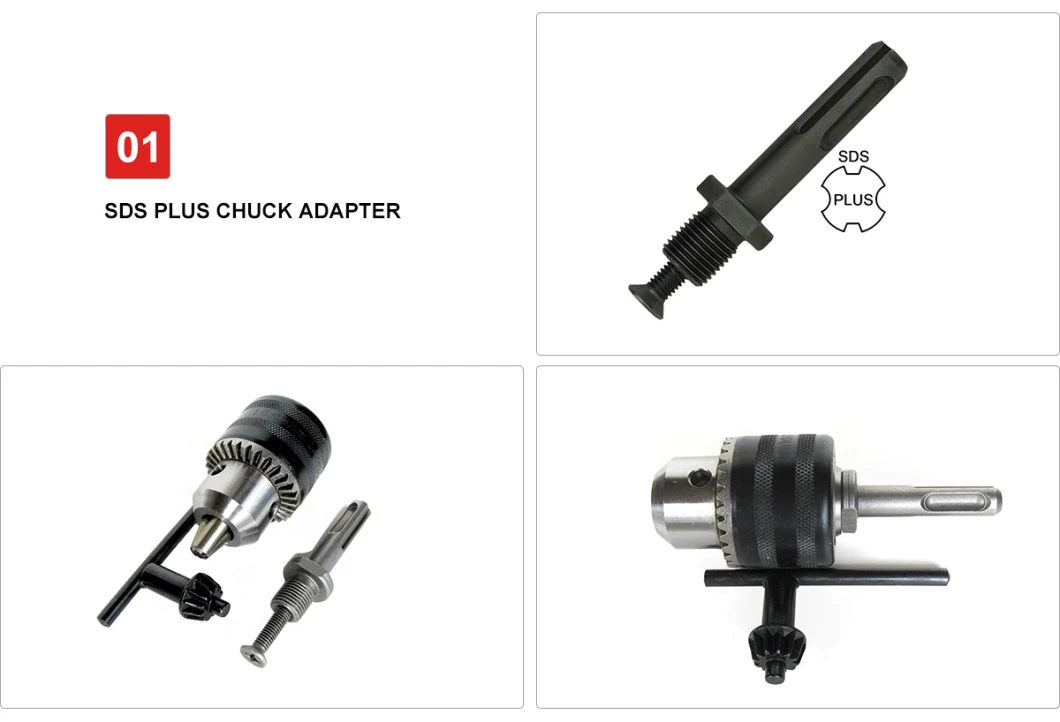 40cr Adaptor 1/2&quot; - 20 Unf SDS Plus Adaptor with Screw