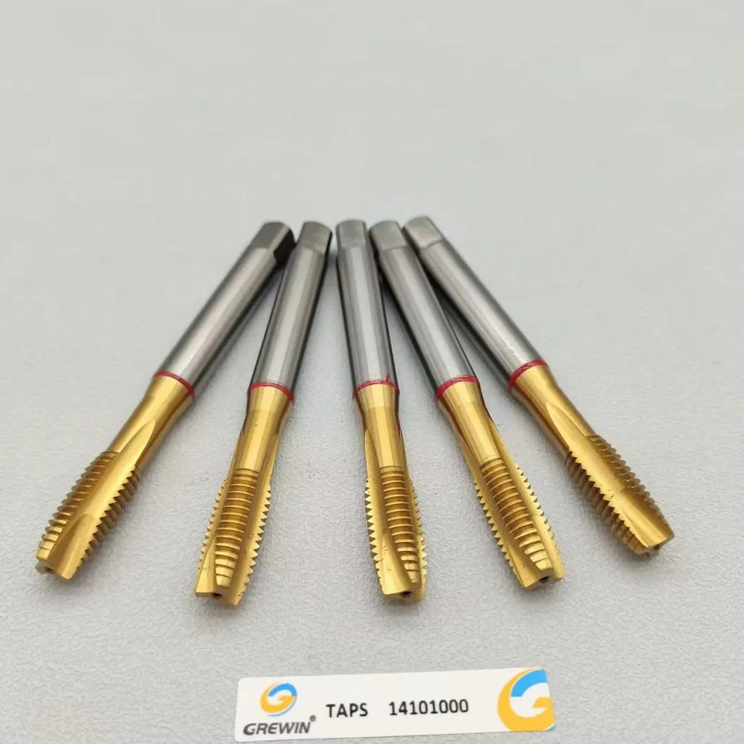 Grewin-Wholesale Professional CNC Machine Taps with 5% Cobalt Hsse DIN371 DIN376 Taps High Speed Steel Spiral Tap Straight Tap Tip Taps