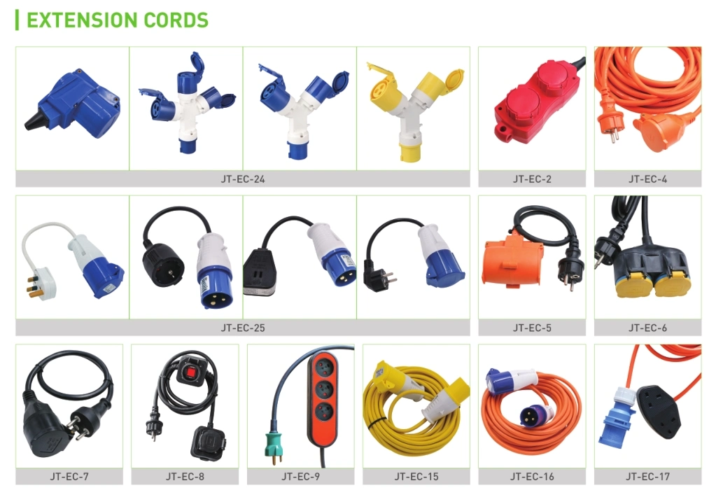 NEMA 5-15r+IEC C13 Current Tap Power Plugs