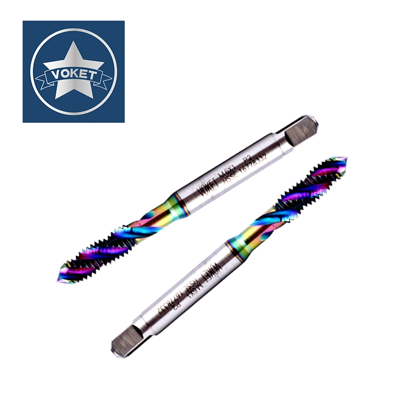 Hsse Spiral Fluted Tap W 1/8-40 5/32-32 3/16-24 7/32-24 1/4-20 5/16-18 3/8-16 7/16-14 1/2-12 5/8 3/4 Machine Screw Thread Taps