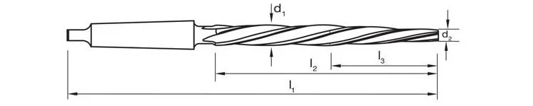 Tungsten Carbide Straight Shank Spiral Groove Machine Reamer