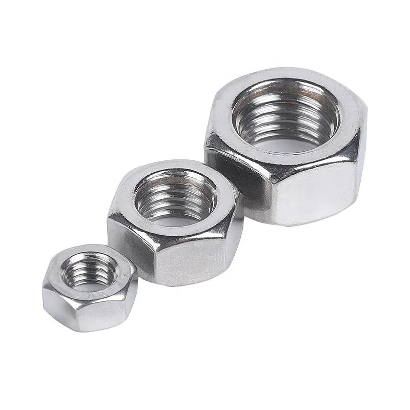 DIN934 Stainless Steel A2 A4 SS304 SS316 Hex Nut M16 M28 M30 M12 M26 M40