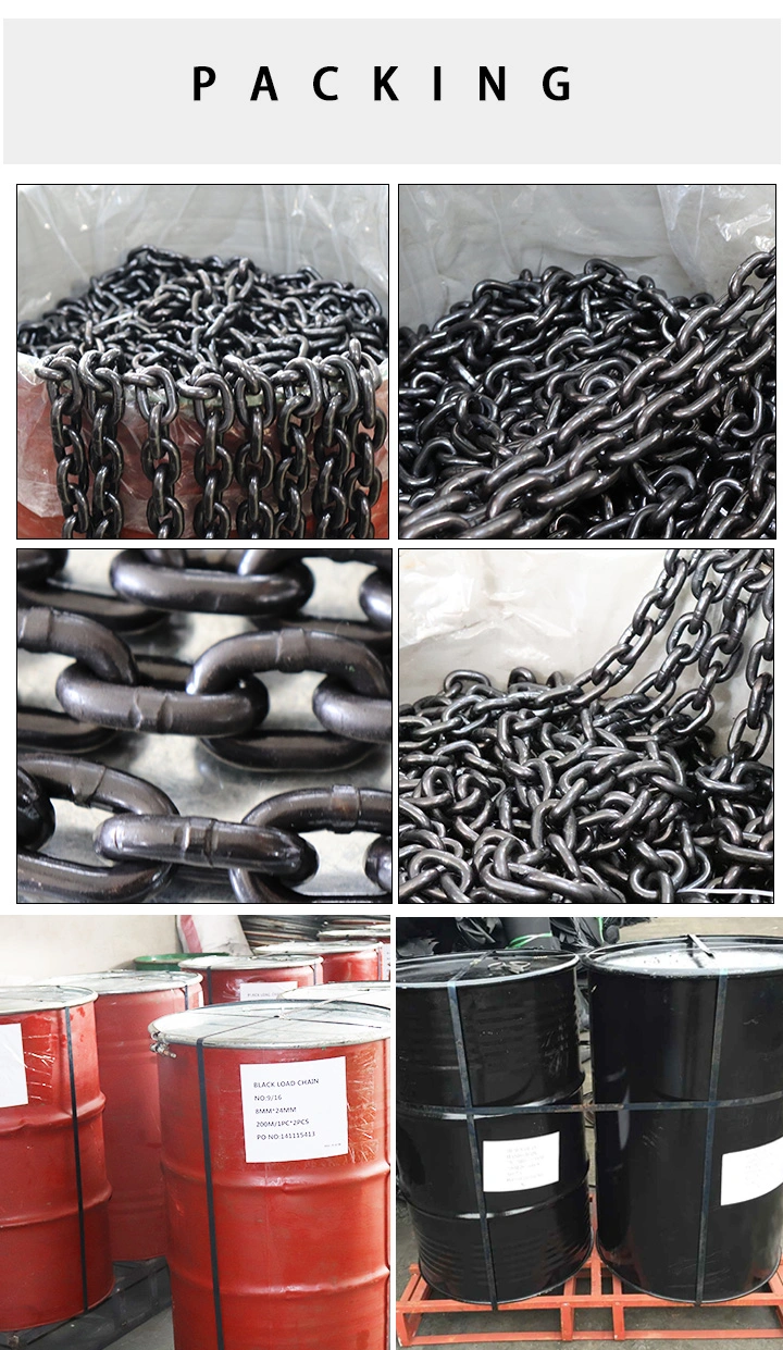 China Factory Manufacture G43 G70 G80 Supply Lifting Long Link Load Chain for Chain Block