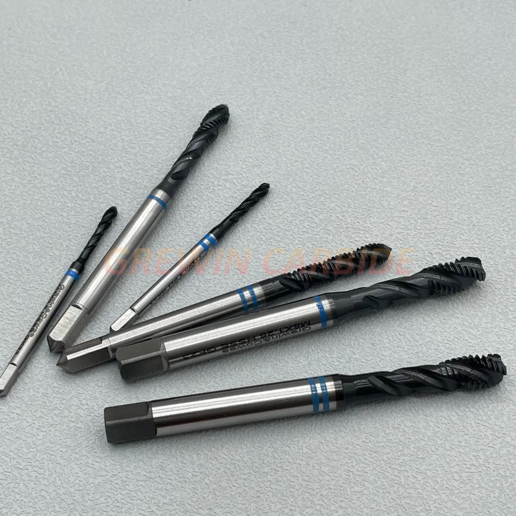 Gw Carbide-Hot Selling High Quality HSS Cobalt Screw Machine Tap Spiral Point Flute/Groove Thread Taps Tiain Coated for Processing Stainless Steel