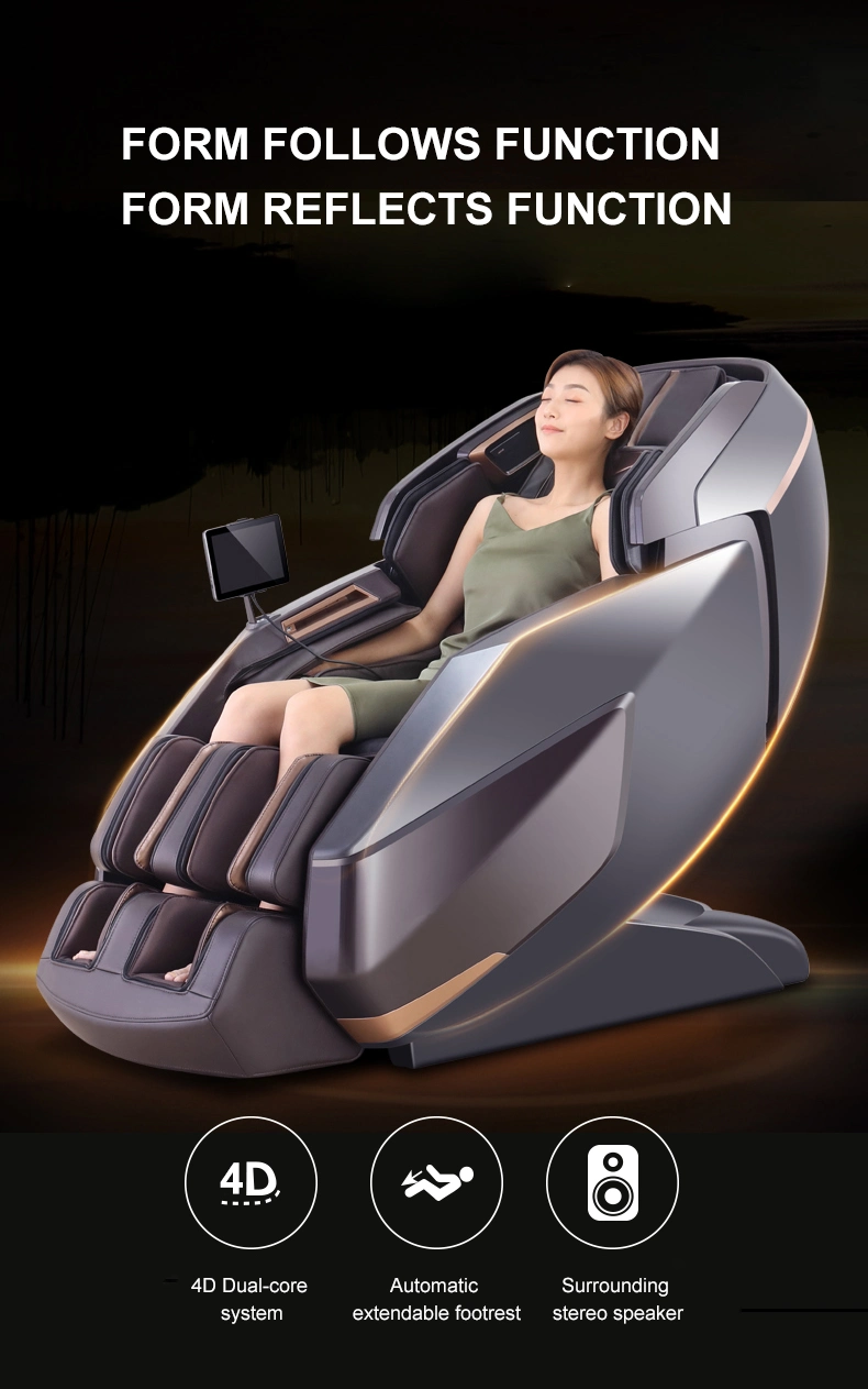 Rotai 4D Dual Core Synchronous Back Waist Massage Chair Rt8800