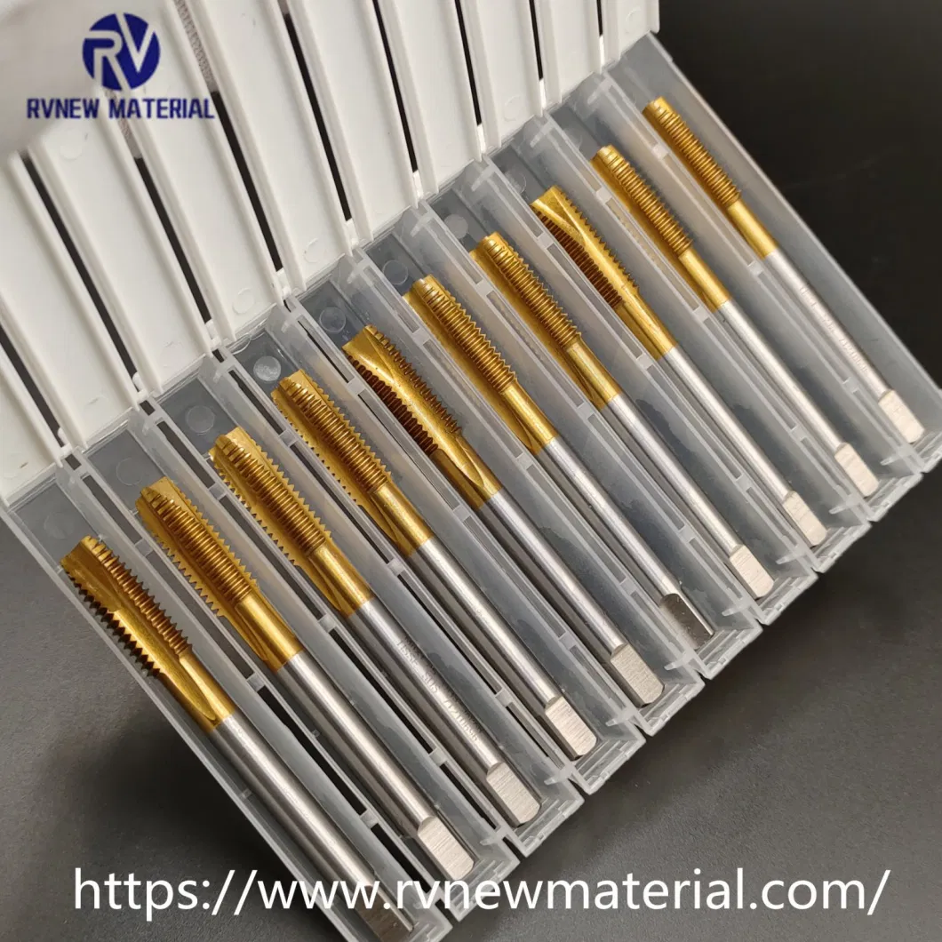 Titanium Coated Machine Tap Spiral Tip Tap M2-M10