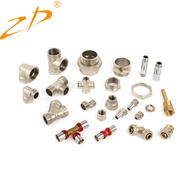 Pipe Fitting Male Threading Nipples 3/4&prime; &prime; NPT Brass Hex Nipple