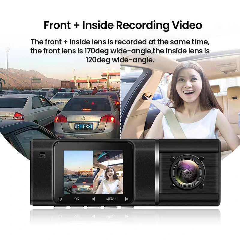 Dashcam 3840*2160p 30fps Ultra HD DVR Video Recorder GPS Tracker