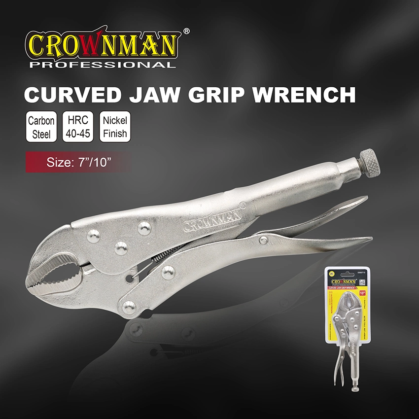Crownman Curved Jaw Grip Wrench for DIY Use