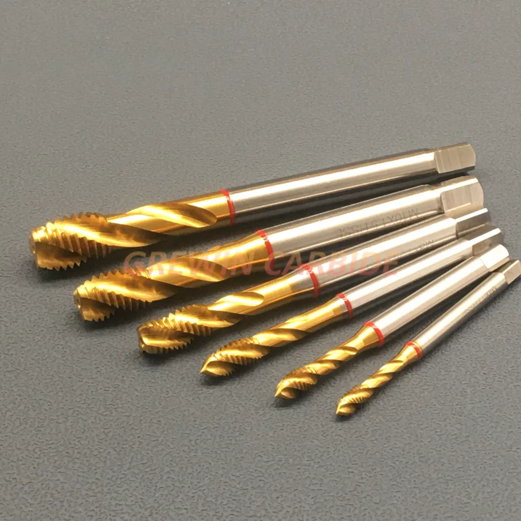 Grewin-China Manufacturers Hsse CNC Machine Taps with Cobalt 5% High Speed Steel DIN HSS M35 Spiral Tap