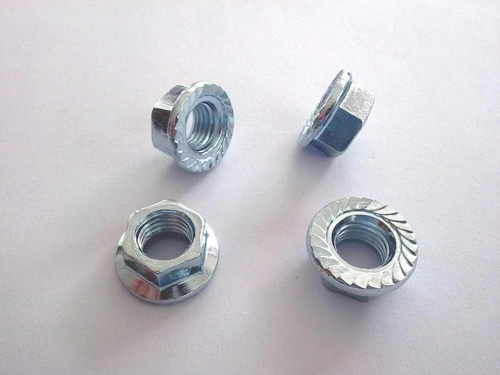 1/4-20 Serrated Flange Hex Lock Nuts 304 Stainless Steel Serrated Metric Hex Flange Lock Nuts