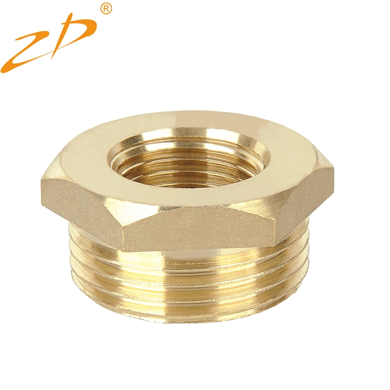 Pipe Fitting Male Threading Nipples 3/4&prime; &prime; NPT Brass Hex Nipple