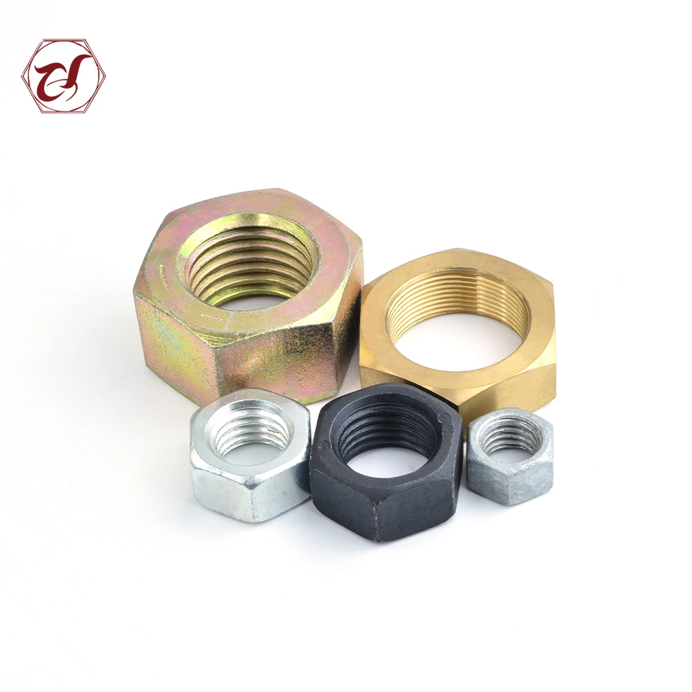 Customized Size Carbon Steel Hexagon Nuts DIN934 Galvanized Hex Head Nut