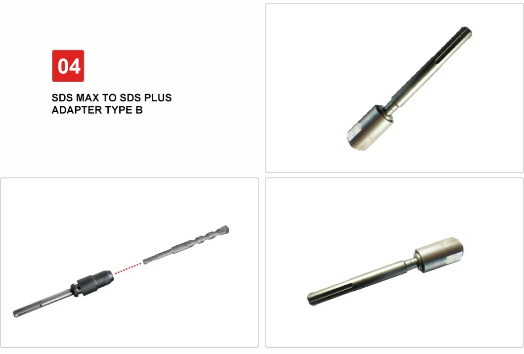 40cr Adaptor 1/2&quot; - 20 Unf SDS Plus Adaptor with Screw