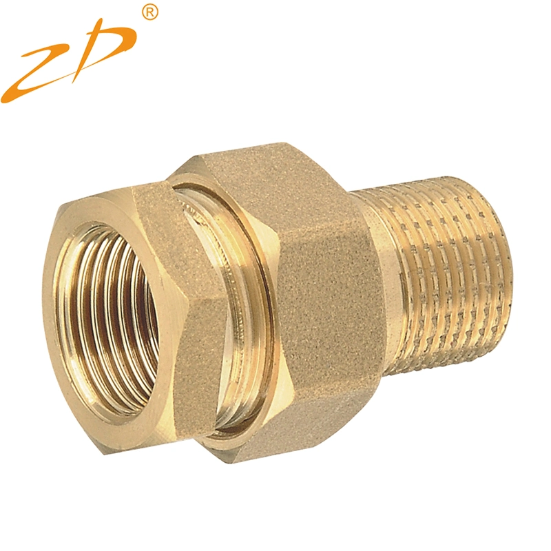 Pipe Fitting Male Threading Nipples 3/4&prime; &prime; NPT Brass Hex Nipple