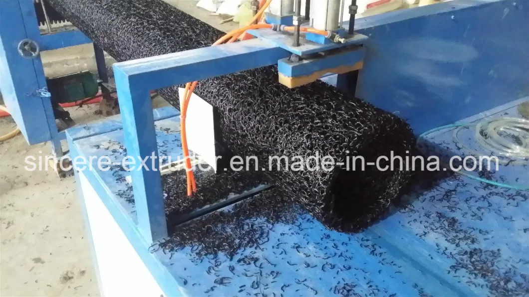 Plastic Blind Filter Ditch Drainage Seepage Pipes Machine, Plasitc PE PP Spinneret Mesh Tube Machine