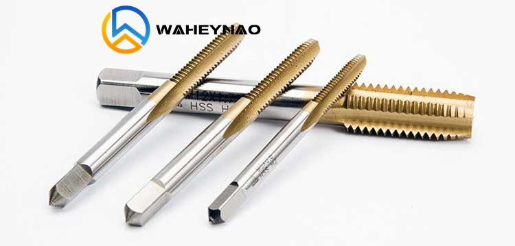 Waheynao High Speed Steel M35 Tin Coated Metric Spiral Taps