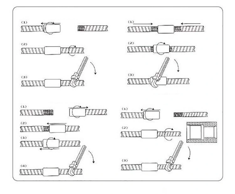 Carbon Steel Hole Threaded Sleeve Embedded Parts Sleeve Building Material