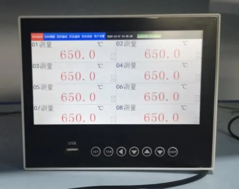 Cheap 8 12 24-Channel Current Universal Signal Input Industrial Data Logger LCD Display Temperature Pressure Liquid Level Paperless Recorder