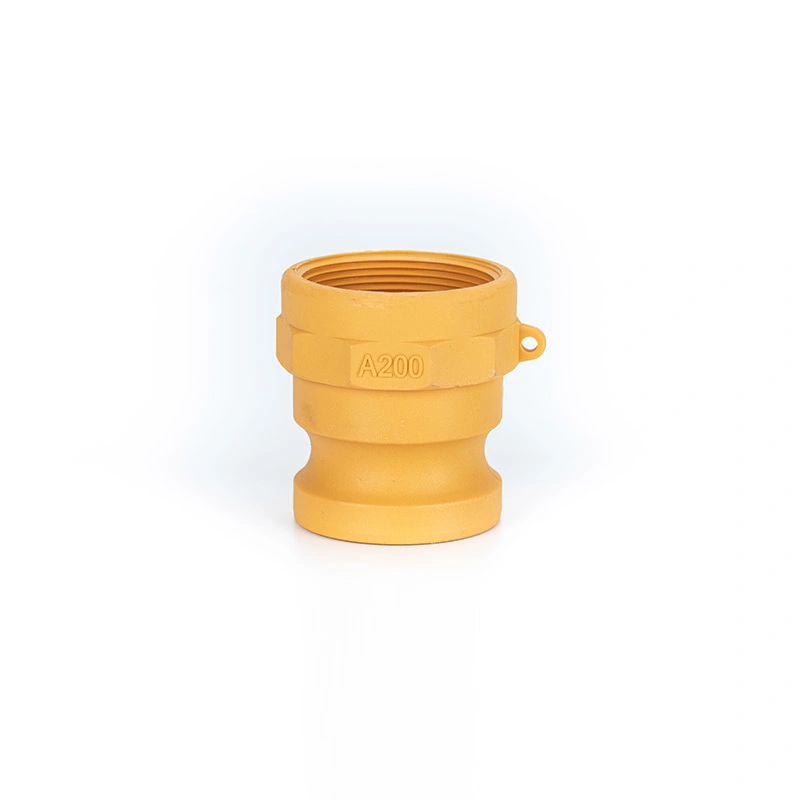 Type F Nylon Male Adapter with Male Threaded Plastic Cam Groove Coupling