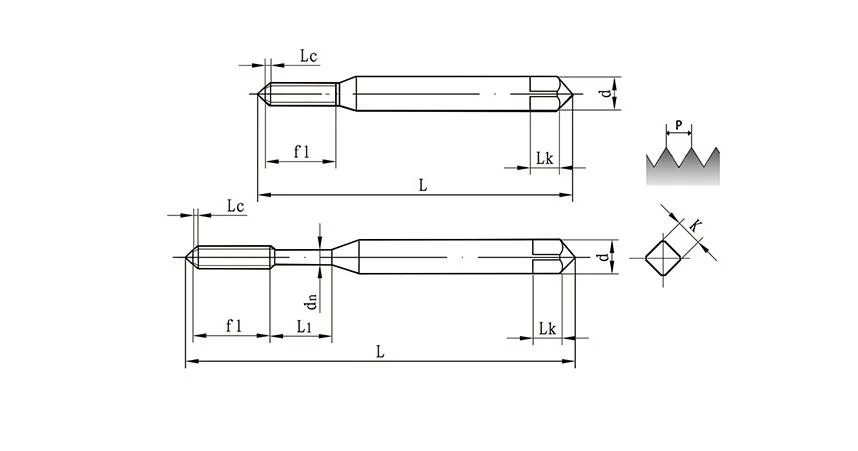 Ex-Ht HSS Straight Flute Tap, Hand Taps, Machine Taps for Clocks and Watches Tapping by Size M2.5*0.45