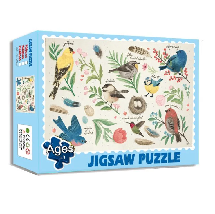 Custom Magnetic Box Die Cut Paper Jigsaw Puzzle Magnetic Toy Set