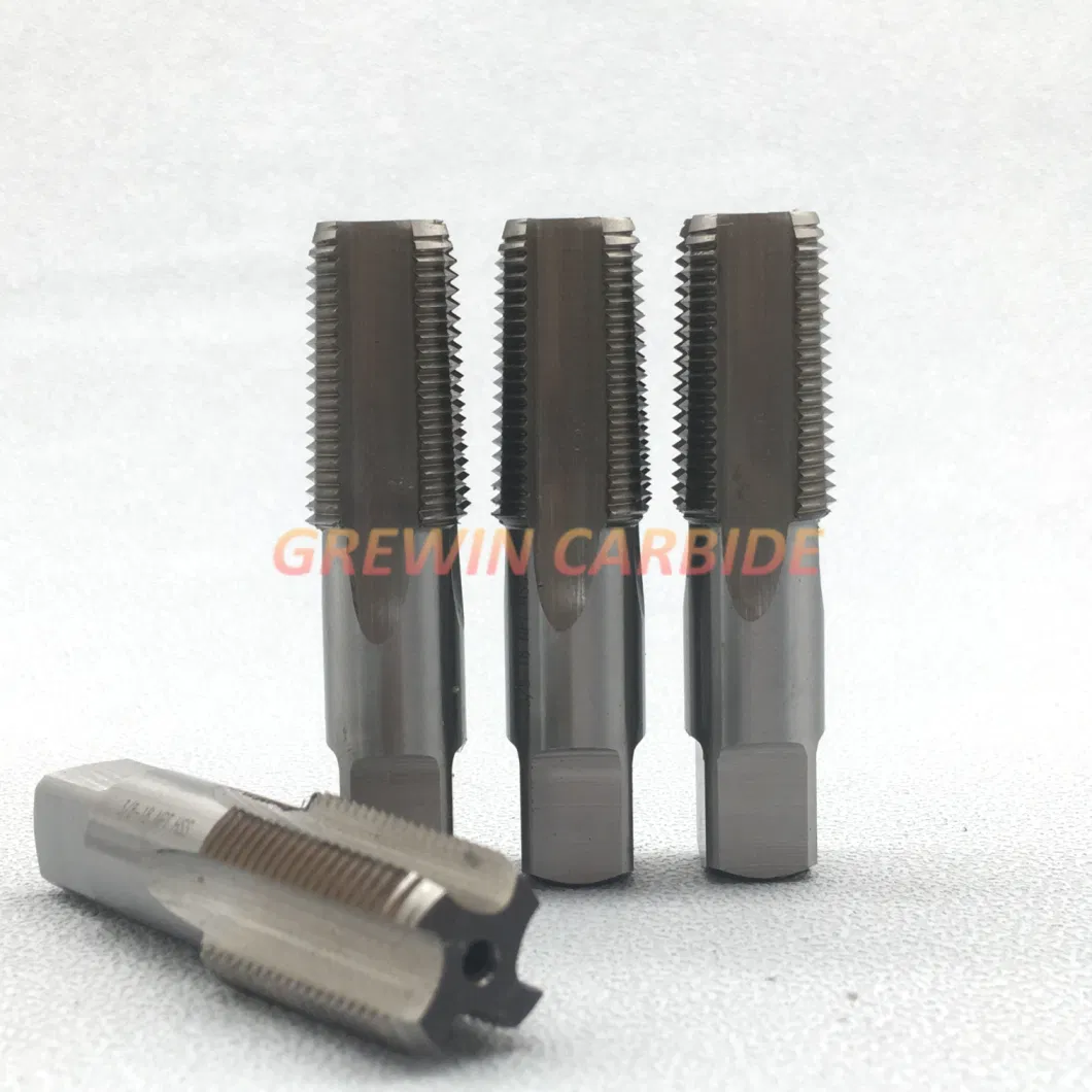 Grewin-Wholesale Price for Threading Tool HSS NPT Pipe Thread Screw Taps Carbide Taps 1/16 1/8 1/4 3/8 1/2 3/4 1 2 3 4 Inches Standard Size