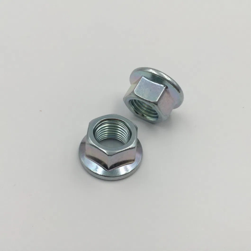 1/4-20 Serrated Flange Hex Lock Nuts 304 Stainless Steel Serrated Metric Hex Flange Lock Nuts