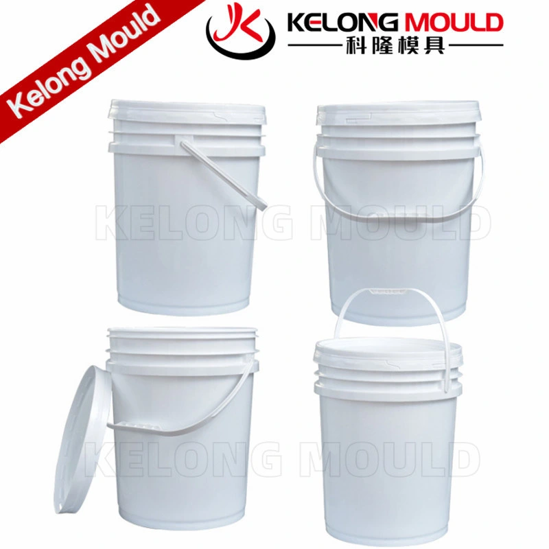 4L 10L 20L Round Plastic Pail Mould PP Paint Bucket Injection Mould