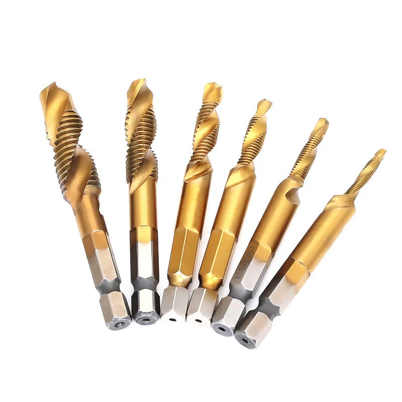 High Speed Steel Favorable Drill Bit Manufacturers Drill and Tap HSS Spiral Pointed Flute Taps Drill Bits Set