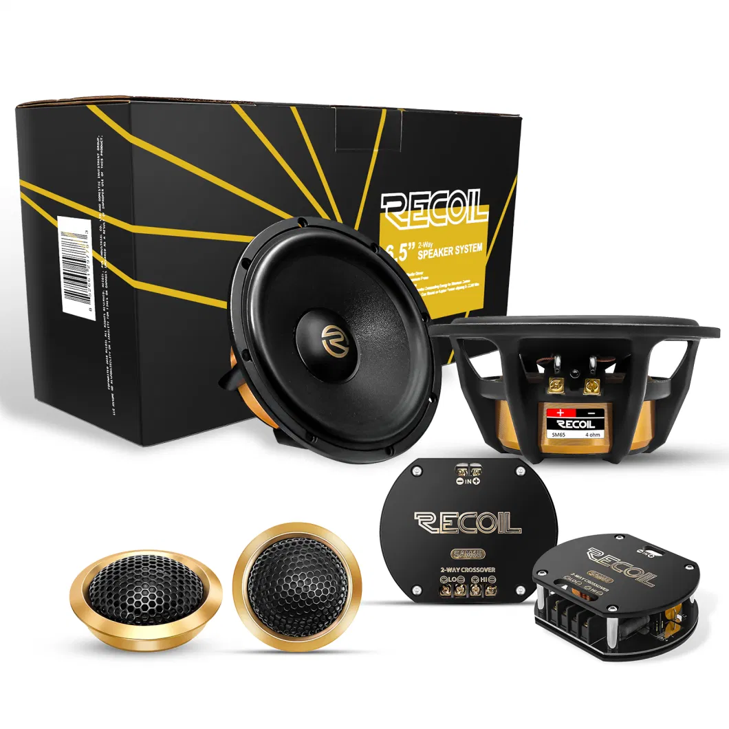 Sam65 Premium Level One Series 6.5-Inch Car Audio Component Speaker System