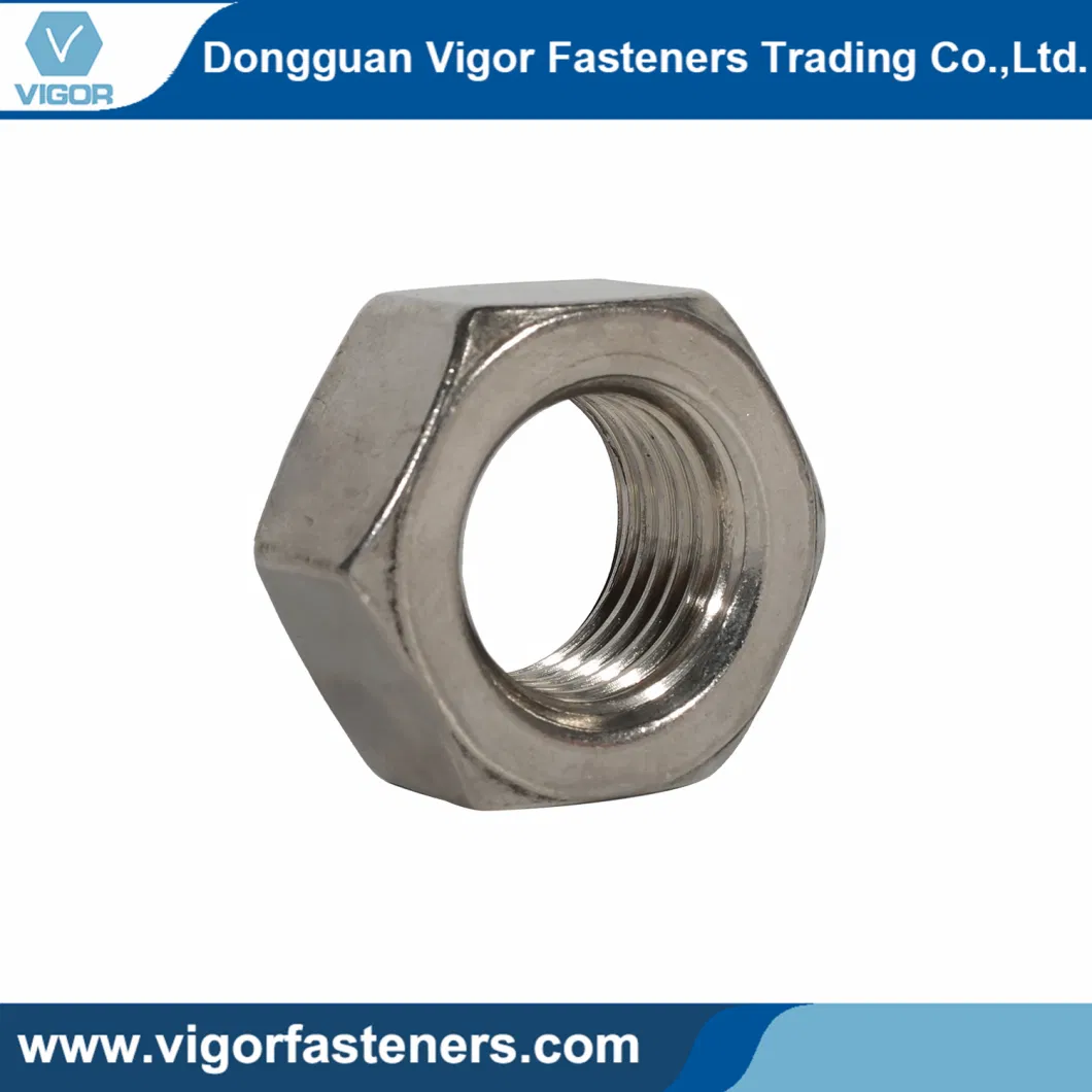 DIN934 SS304 316 Hex Nuts with Metric Sizes M6-M100