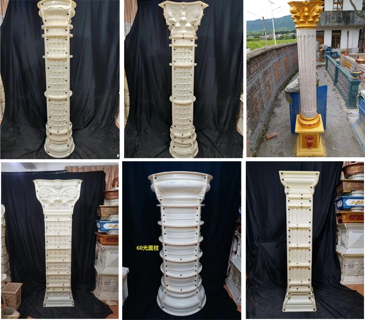 Modern Adjustable Concrete Roman Column Mold Architectural Columns Mold