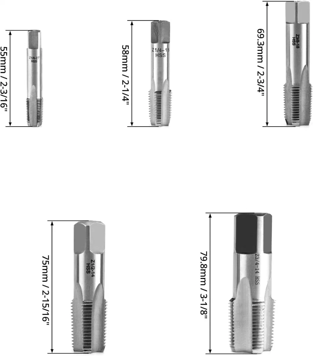 Cobalt Containing High-Speed Steel Titanium Plated Nut Tap Metric American Nut Tap Stainless Steel Tap