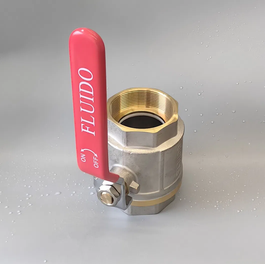 High Pressure NPT Valve Brass Oil Gas 1/2 Inch Female Threaded Forged Brass Gas Ball Valve